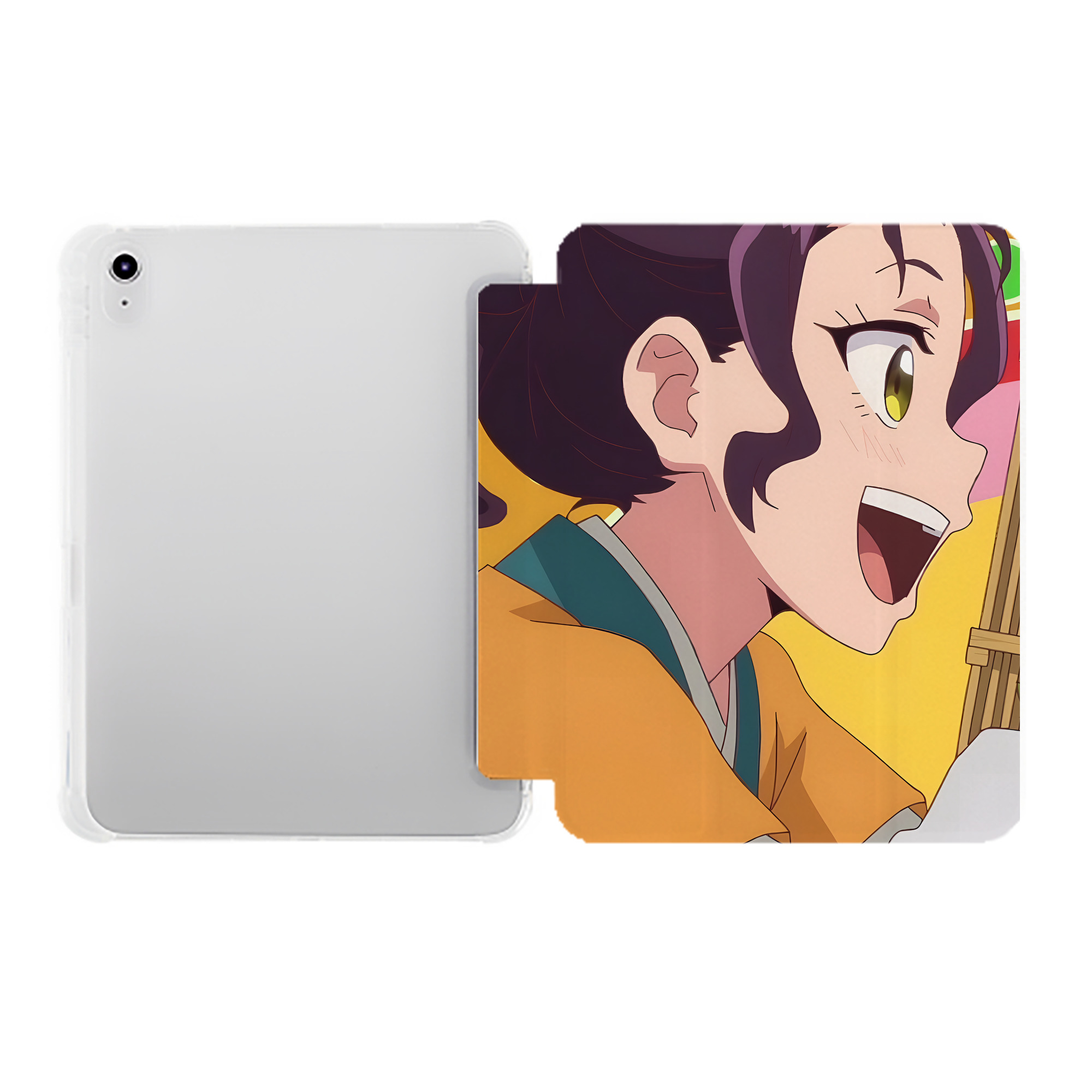 （画像用） 薬屋のひとりごと The Apothecary Diaries IPad ケース ペン収納付き 三つ折りスタンド PUレザー×シリコン 対応機種9.5/10.5/10.9インチ